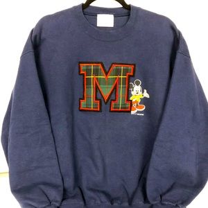 SOLD Vintage Mickey Mouse Velva Sheen Sweater XL